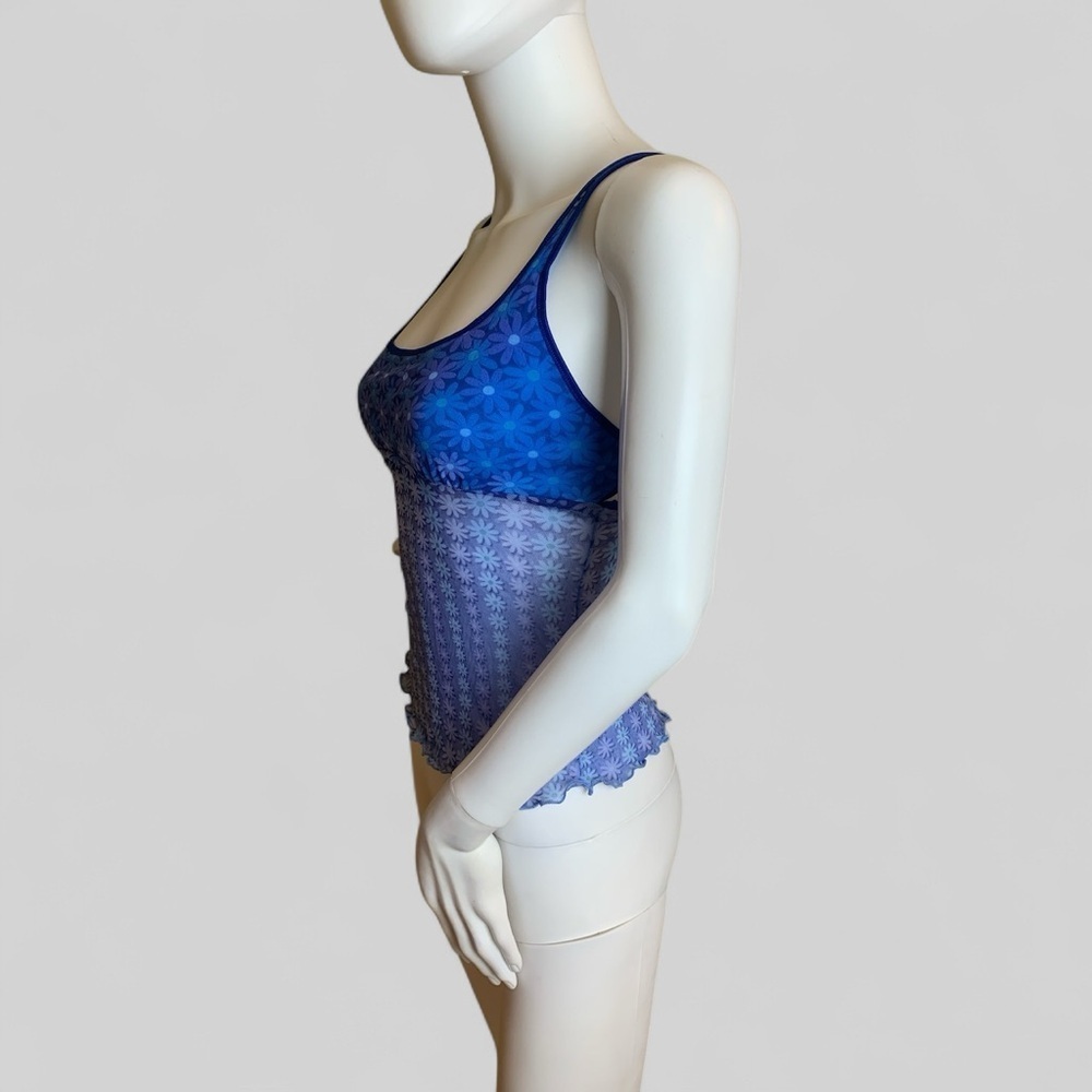 Cosabella Blue Geometric Bra Intimates - Picture 2 of 7